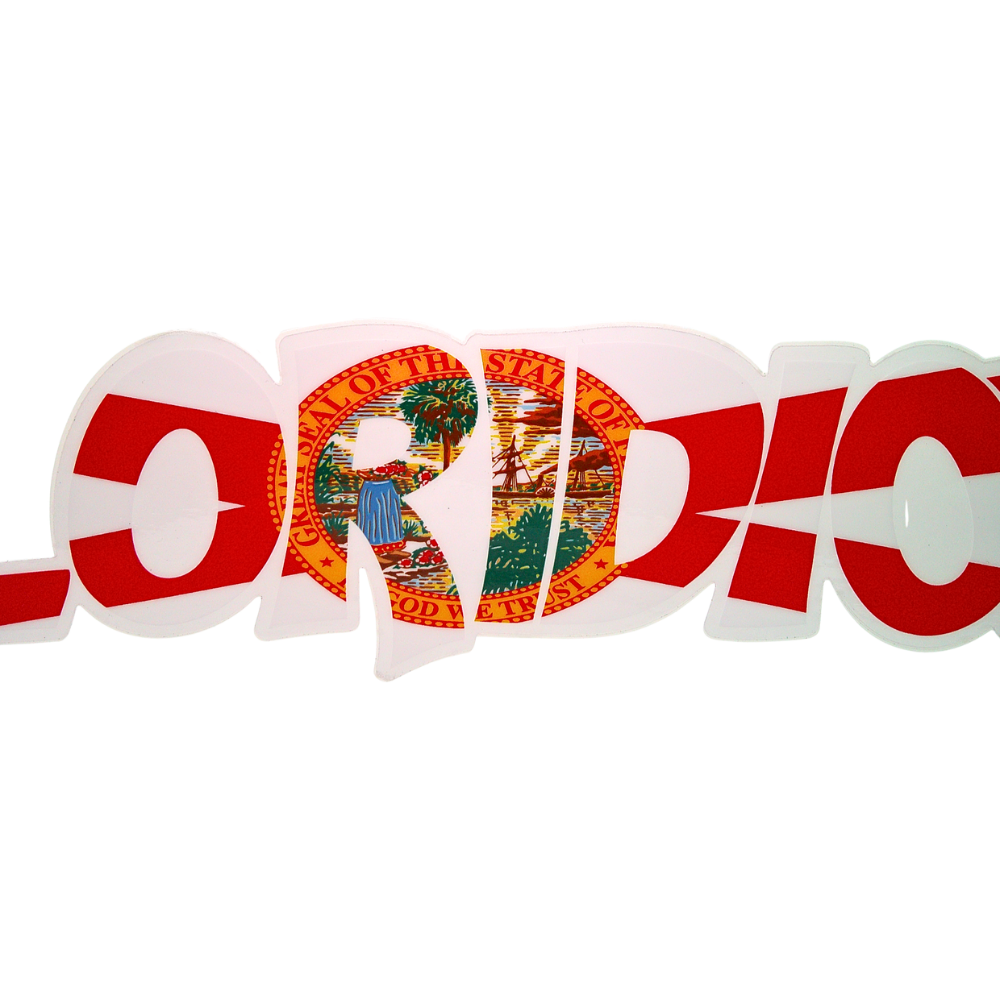 Floridiots Semi‑Transparent Sticker