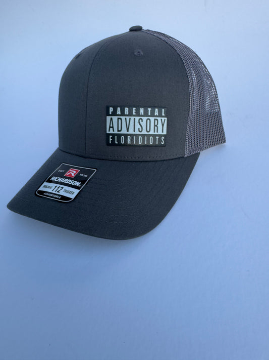 Parental Advisory Printed patch Trucker Hat
