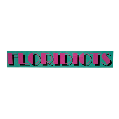 Floridiots Miami Vice 6-Inch Sticker