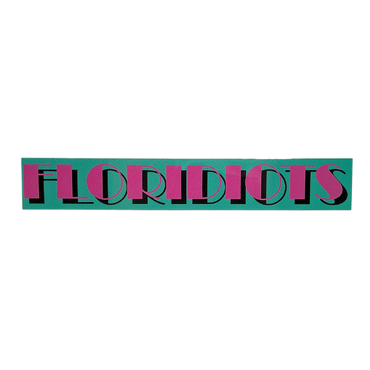 Floridiots Miami Vice 6-Inch Sticker
