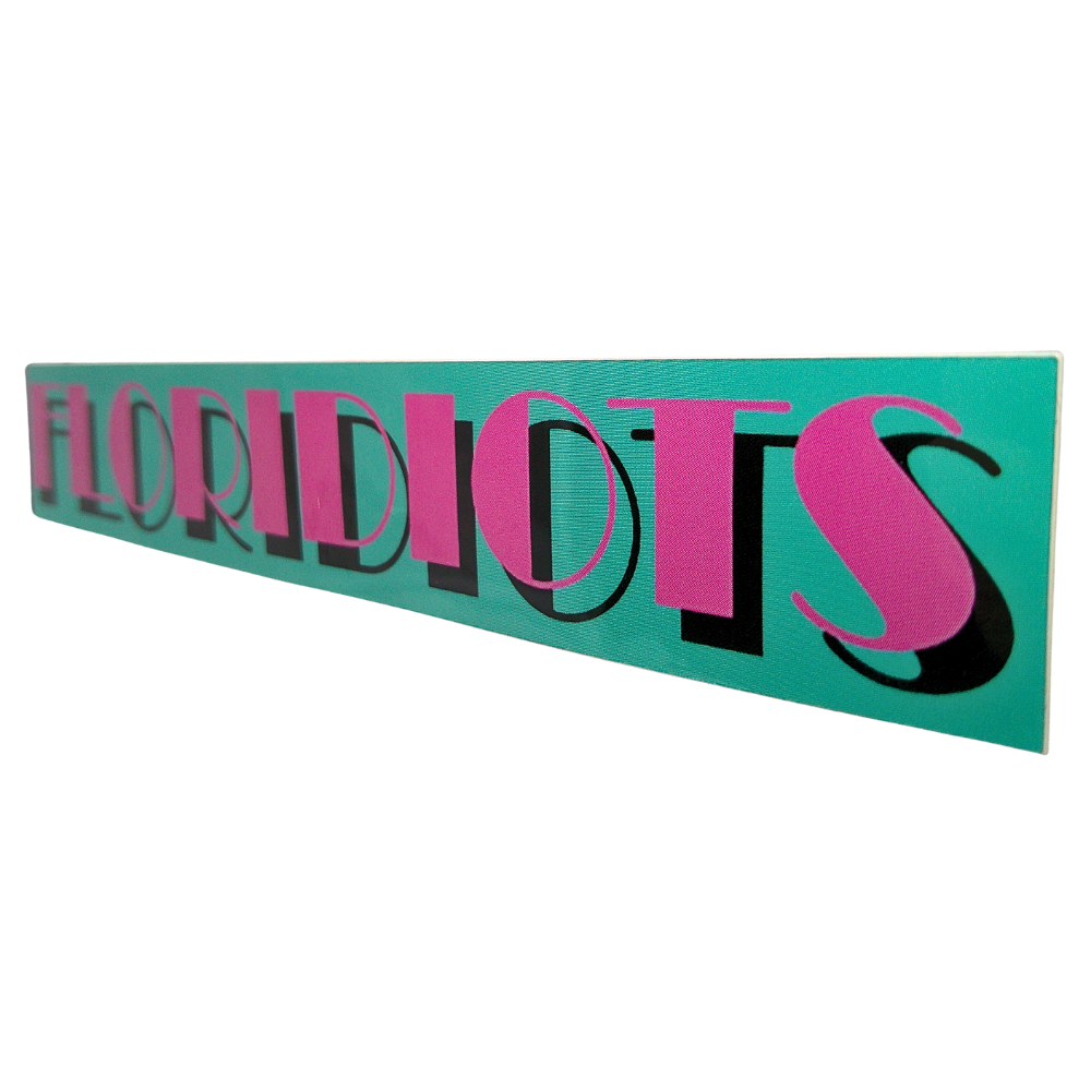 Floridiots Miami Vice 6-Inch Sticker