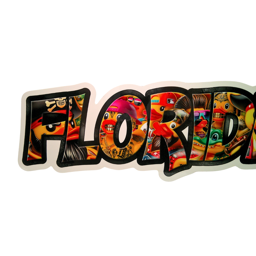 Floridiots Ducks Sticker