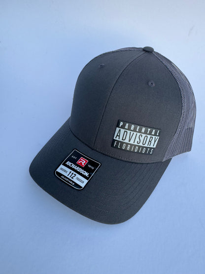 Parental Advisory Printed patch Trucker Hat