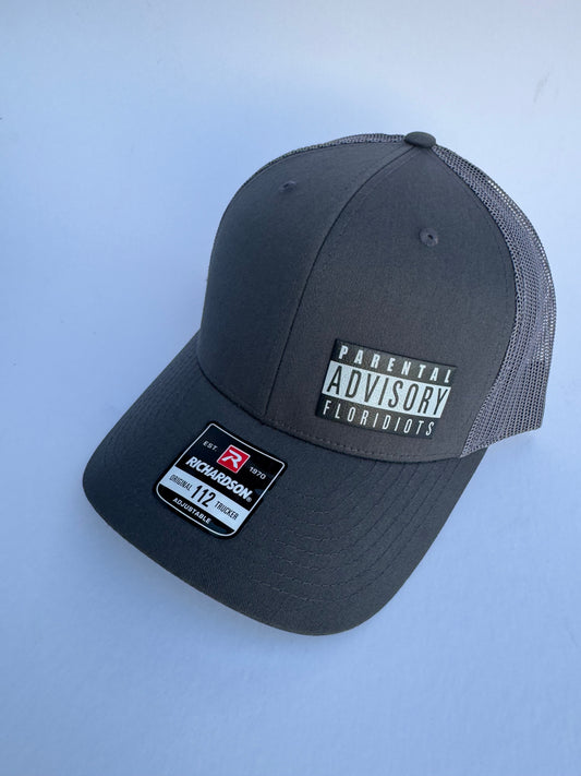 Gorra de camionero con aviso parental de Floridiots