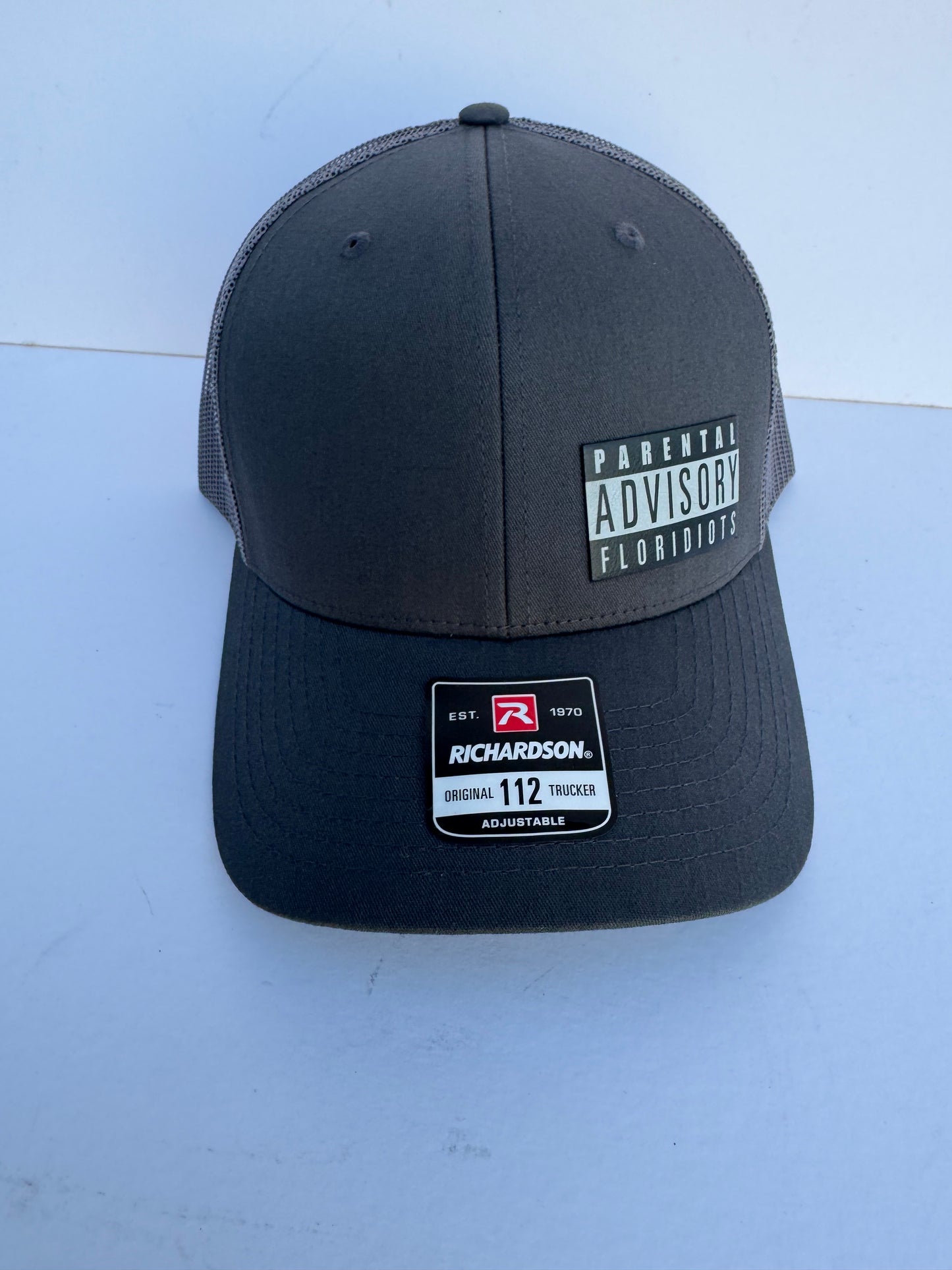 Parental Advisory Printed patch Trucker Hat
