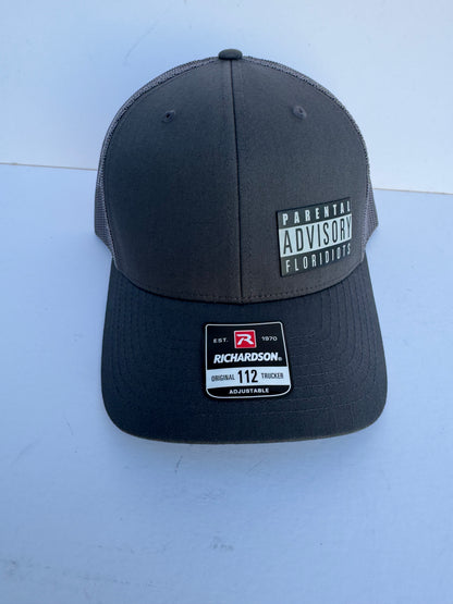 Parental Advisory Printed patch Trucker Hat
