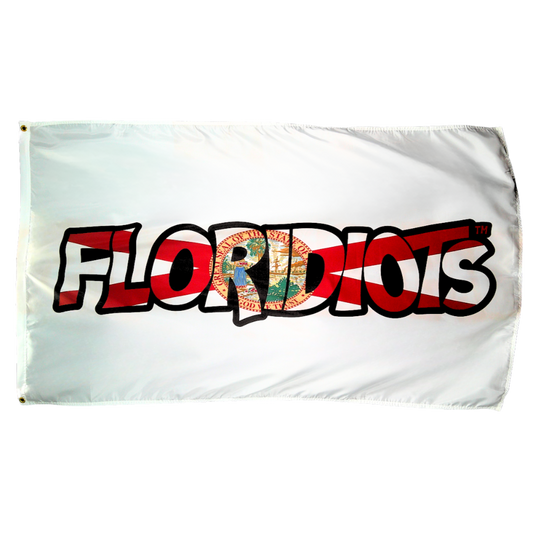Floridiots 5ft x 10ft flag