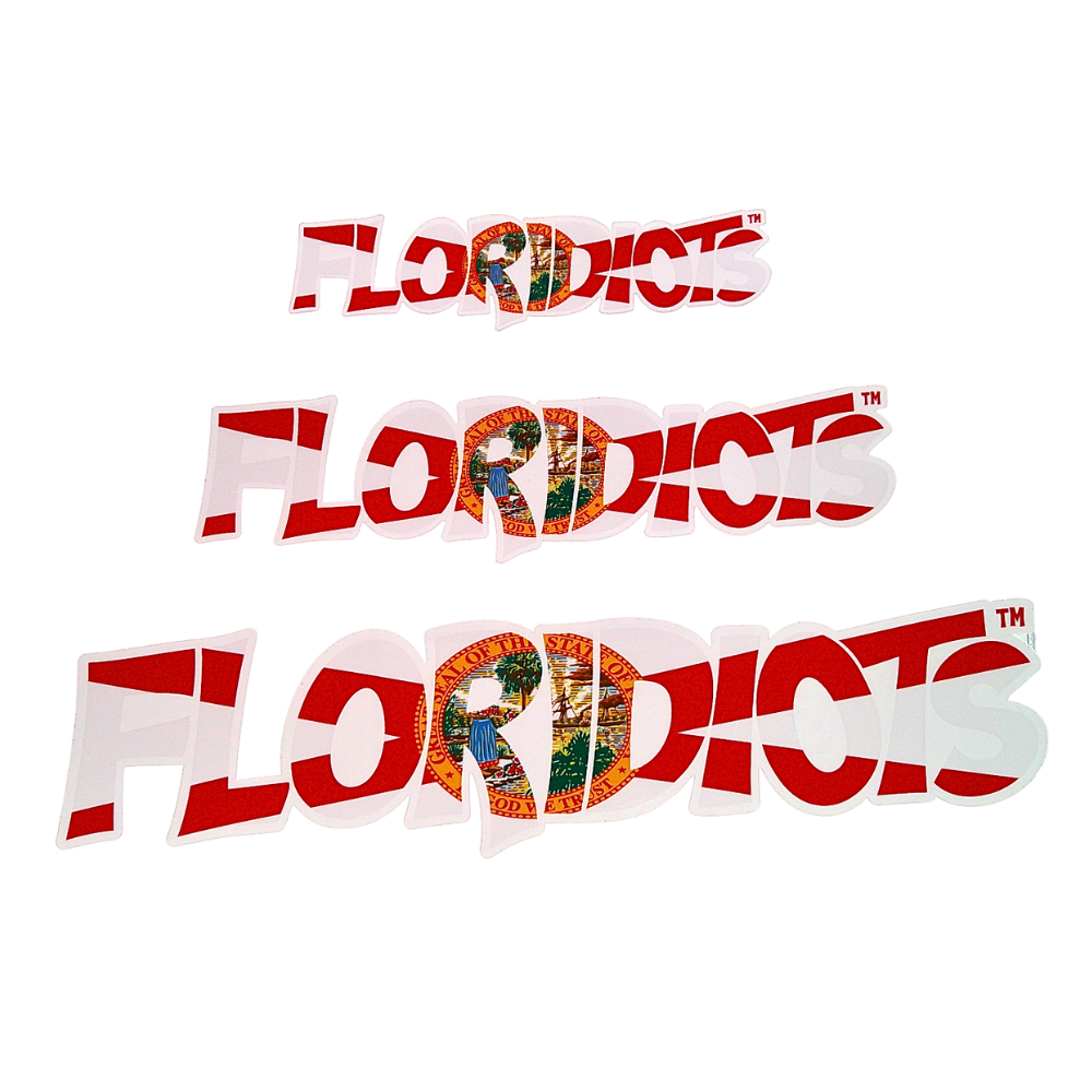 Floridiots Semi‑Transparent Sticker