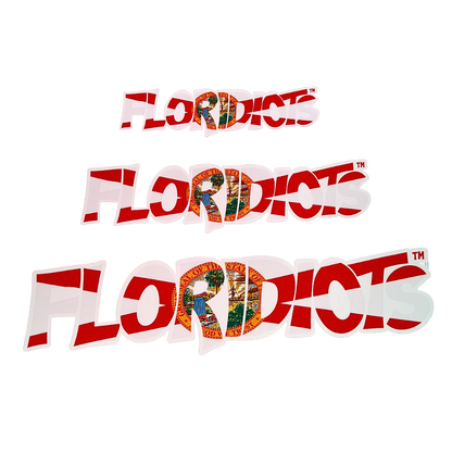 Floridiots Semi‑Transparent Sticker