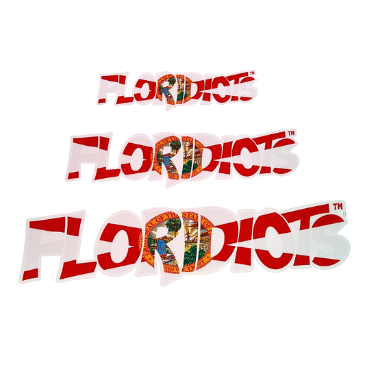 Floridiots Semi‑Transparent Sticker