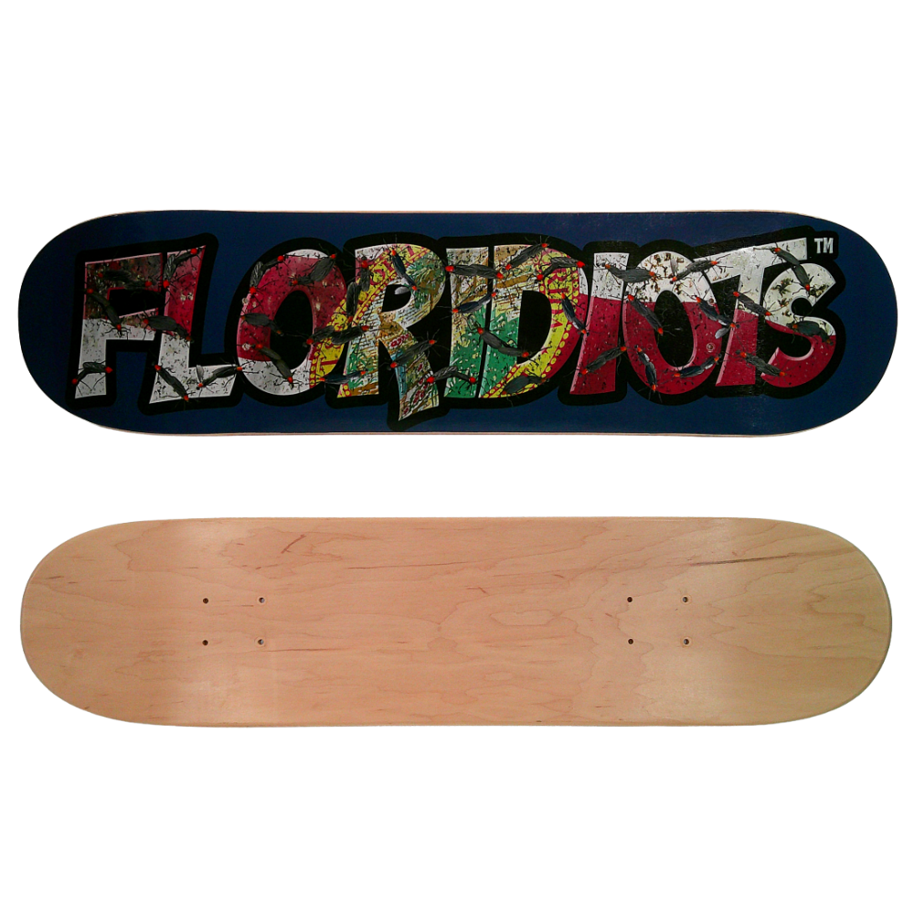 Floridiots Lovebugs Skateboard Deck